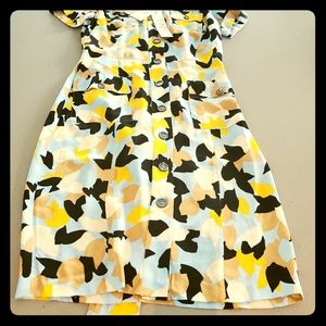 DIANE von FURSTENBERG silk midi size 6 dress.